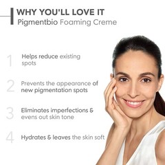 Bioderma Pigmentbio Foaming Cream Brightening Exfoliating Cleanser ,200 ml