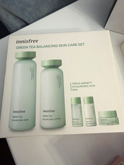 innisfree Green Tea Balancing Skin Care Set Skin Lotion Cream 200ml