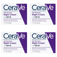 CeraVe Peptide Complex Face Cream 4 Pack 1.7oz Each Night Moisturizer