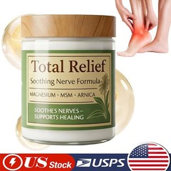 3X Total Relie-f Magnesium Cream, Nerve Relief Magnesium Soothing Cream 80g