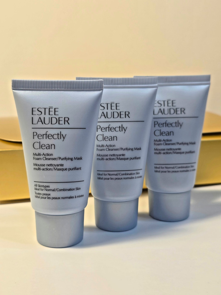 Lot of 3 Estee Lauder Perfectly Clean Foam Cleanser 1.0 oz NEW