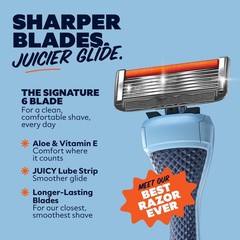 Travel Shave Set 4 Extra Close Refill Cartridges Blue Handle Dollar Club Razor