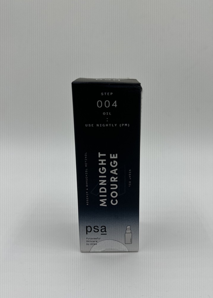 PSA Midnight Courage – 004 Step Rosehip & Bakuchiol Retinol Night Oil 0.5oz