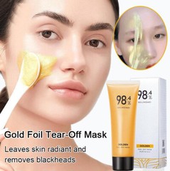 Gold 1-3PCS Foil Peel-Off Mask – 98.4% Beilingmei Gold Face Mask for wrinkles