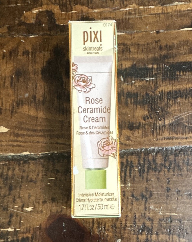 Pixi Skintreats Rose Ceramide Cream Intensive Face Moisturizer 1.7 fl oz