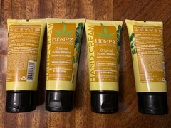 4 Pack HEMPZ Triple Moisture Original Floral Banana Hand Cream – 3.0 fl oz – NEW