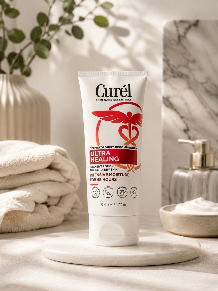 Curél Fragrance-Free Moisturizer for Dry Skin, 6 Fl oz