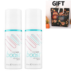 2 of Nu Skin NuSkin ageloc boost activating serum with box + 1 shoulder bag# 164
