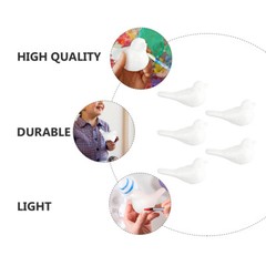 5Pcs/set Foam Cone Shaped Foam Tree Child Nativity Crafts Fake Birds Decor