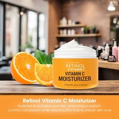 Retinol + Vitamin C Moisturizer with Vitamins A + C + Botanical Extracts