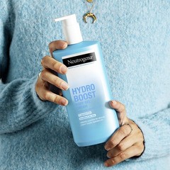 Neutrogena Hydro Boost Body Gel Cream, Hydrating 16 Ounce (Pack of 2), Blue