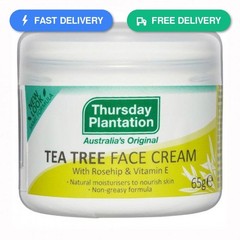 Thursday Plantation Tea Tree Face Cream with Rosehip and Vitamin E – 65 g