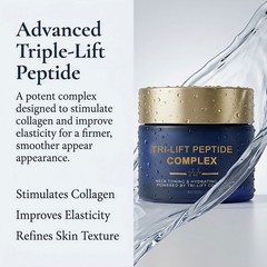 Olavita Tri-Lift Peptide Cream Anti Aging Firm Lifting Facial Skin Moisturizer