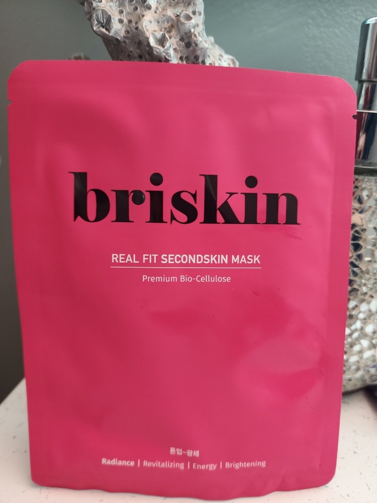 BRISKIN REAL FIT SECONDSKIN MASK – RADIANCE – US SHIPPING – ONE UNIT