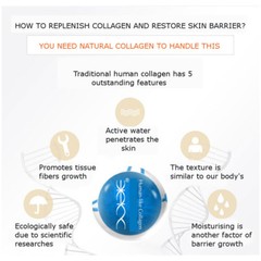 DISAAR Pure Collagen Beauty Cream Anti Aging Wrinkles Moisturizing 80g