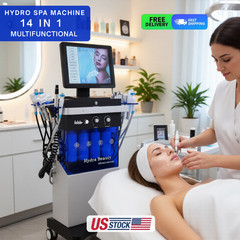 14in1 Hydra Spa Facial Beauty Machine Hydro Dermabrasion Face Skin Cleaning Face