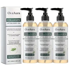 Premium 3X 100ml Collagen Firming Lifting Body Oil Skin Tightening Hydrating Mas