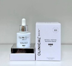 CLINICAL + SKIN Retinol + Peptide Refining Serum 2.5 – 1 oz BRAND NEW