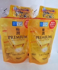 ​[2 PACK] Hada Labo Gokujyun Premium Hyaluronic Acid Lotion 5.7 oz Refill Japan