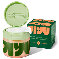 Jiyu Korean Skincare Anti-Aging, Dark Spot & Wrinkle Minimizing Toner Pads 100Pc