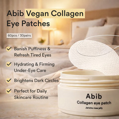 ABIB Collagen Eye Patch Jericho Rose Jelly – 60 eye patches/30 pairs 3.17oz/90gr