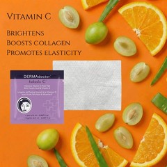DERMAdoctor Exfoliating Toner 30 Count (Pack of 1), Brightening Facial Pads