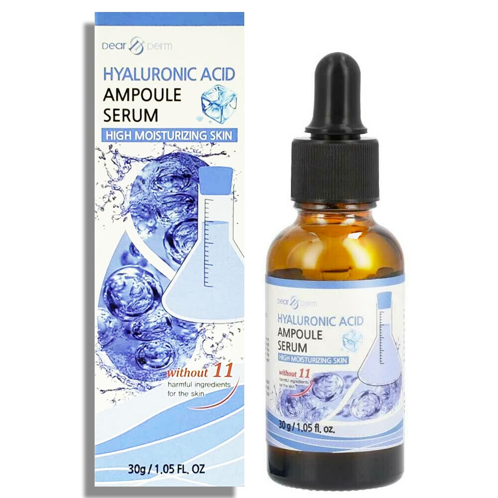 Dearderm Intense Solution Hyaluronic Acid Ampoule Serum 1.05fl.oz/31ml /US Sell