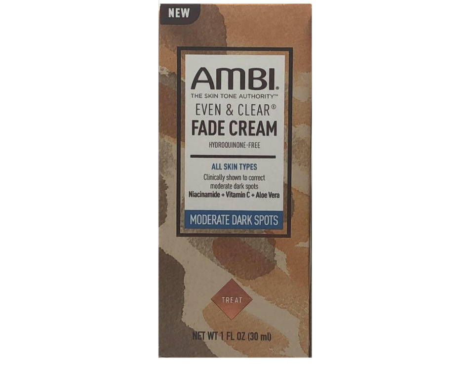 AMBI Even & Clear Moderate Dark Spots Fade Cream All Skin types Treats 1 oz NEW