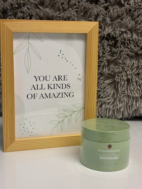 🔥Strawberry Ultra Calming Eczema Relief Cream 5 oz Fragrance Free