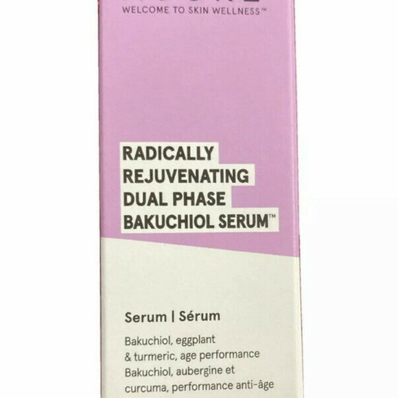 Acure Radically Rejuvenating Dual Phase Bakuchiol Serum .33×2 total .67 fl oz