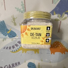 DR.RASHEL De-Tan Anti-Tanning Exfoliating Face & Body Scrub Vegan 12.84 oz