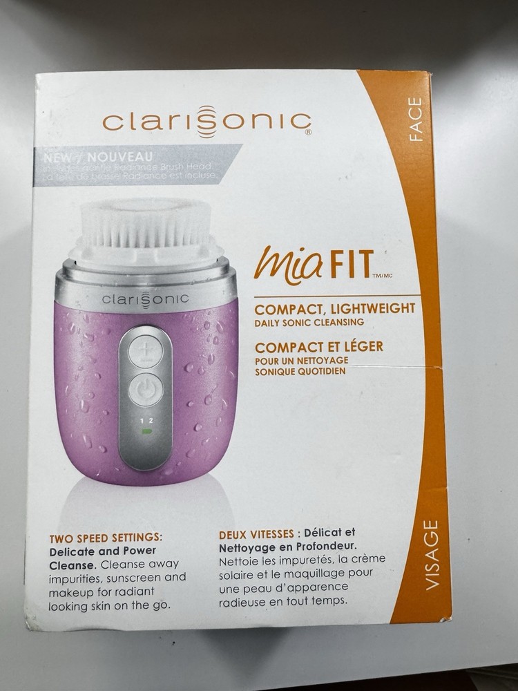 Clarisonic Mia FIT Sonic Facial Cleansing Brush System – Pink! Open Box