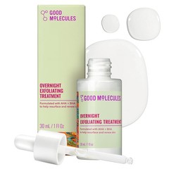 Overnight Exfoliant with AHA+BHA – 1 fl oz – Smooths & Brightens