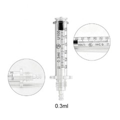 0.3ML/0.5ML 10-100PCS Disposable Ampoule Tubes Empty Nozzle Heads Consumables US