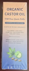 8 Pack Organic Cold Pressed Castor Oil Rose Quartz Roller Hexane Free Exp 2029 !