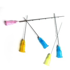 Hot Sale 5~Pcs Cannula with Puncture Blunt Tip for Filler 18g~30g Size Optional