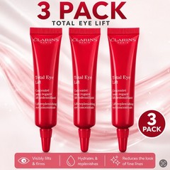 3 Pack. Clarins Replenishing Total Eye Lift Concentrate Cream 7ml 0.2 oz x 3