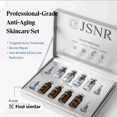 JSNR Blue Copper Peptide Collagen Freeze-Dried Essence Powder Set 0.0229oz x4