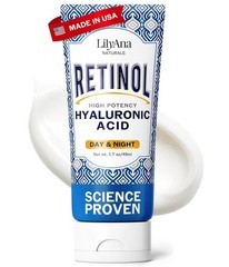 LilyAna Naturals Anti Aging Retinol Face Cream 1.7 Fl Oz (Pack of 1), Tube