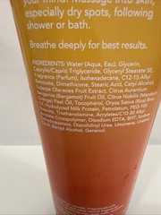 NEW BATH & BODY WORKS AROMATHERAPY BOOST TANGELO WOODS BODY CREAM LOTION 8 OZ