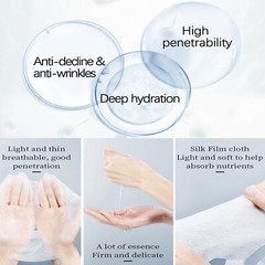 Aichun Beauty Essence Facial Mask Tencel Material Face Moisturizing Effect 10pcs