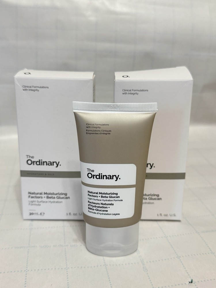 Lot of 2 The Ordinary Natural Moisturizing Factors + Beta Glucan Hydration 30ml