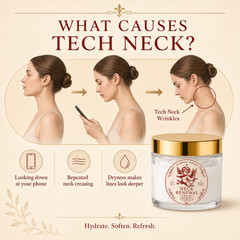 Tech Neck Correcting Cream Tightening Lifting Wrinkle Treatment Firming 2oz