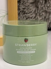 🔥Strawberry Ultra Calming Eczema Relief Cream 5 oz Fragrance Free