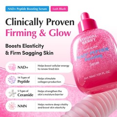 EQQUALBERRY NAD PEPTIDE Boosting Plumping Face Serum 30ml