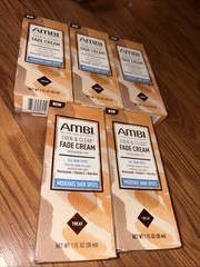 New Lot Of 5 Ambi Even & Clear Fade Cream Moderate Dark Spots 1 Fl Oz Face Care