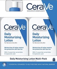 CeraVe Daily Moisturizing Lotion 2-Pack 12 fl oz Ceramides HA Normal-Dry