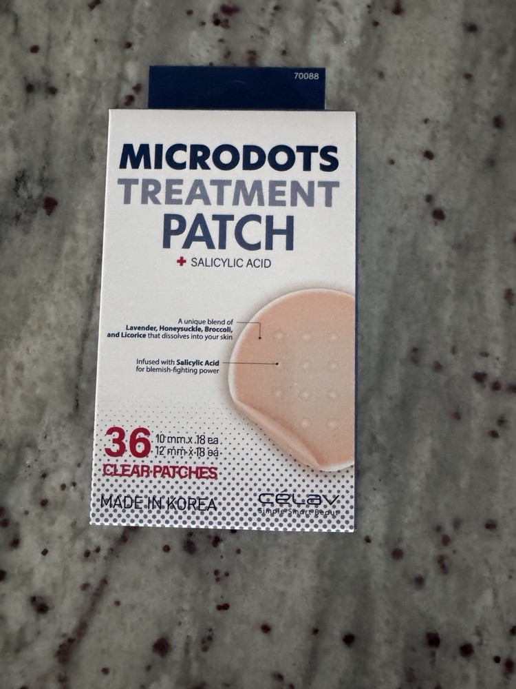 Celavi Microdots Treatment Patch Salicylic Acid Lavender Clear 36 Patches