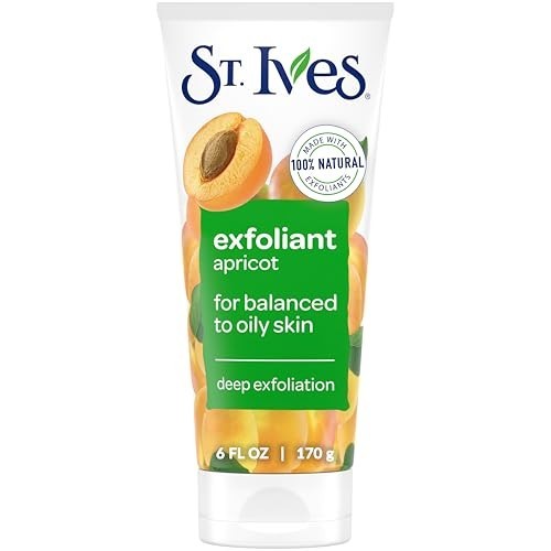 St. Ives Fresh Skin Apricot Face Scrub, Deep Exfoliator Skin Care for Clean