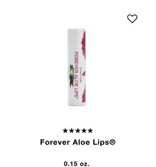 FOREVER LIVING ALOE LIPS Box of 12-Aloe Leaf Extract Jojoba Seed Oil Beeswax